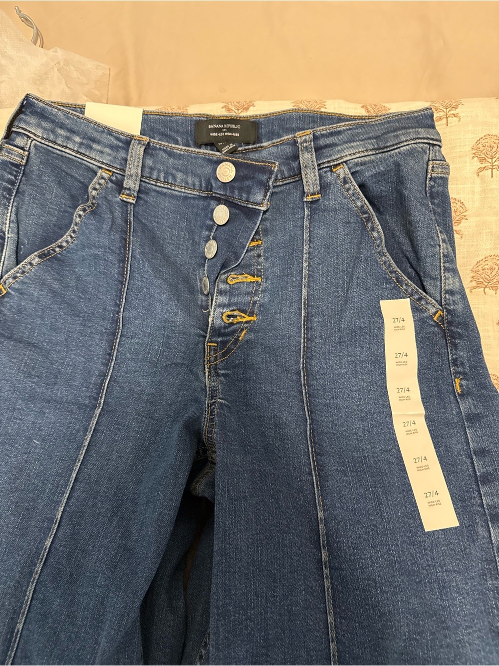 Banana Republic High-Rise Blue Denim Jeans